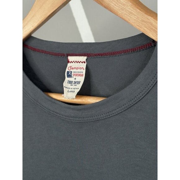 Champion x Todd Snyder T-Shirt Mens L Grey Crewneck Athletic Tee 100% Cotton - Picture 4 of 12